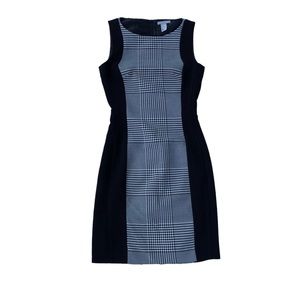 H&M Houndstooth Sheath Dress- Size 4